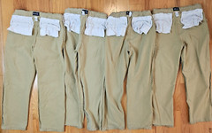 Boys school uniform Flax / Khaki size 10 husky Childrens place