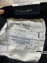 Nautica Boys School Uniform Pants M 10/12 Regular Black