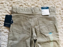 Cherokee Youth Boys Khaki Uniform School Pant Straight Leg New With Tag!