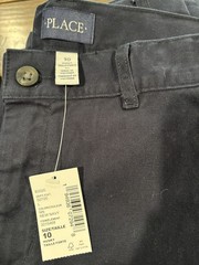 Boys Uniform-2 Navy Pants/5 Navy Shorts Size 12 Husky Children’s Place GUC