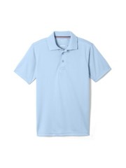 French Toast Polo Shirt Boys Size XS Light Blue 100% Polyester Short Sleeve