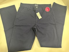 Boy/girl Uniform Long Sleeve Pique Polo 3 Pack – Navy Blue/Nautico Size 10/12