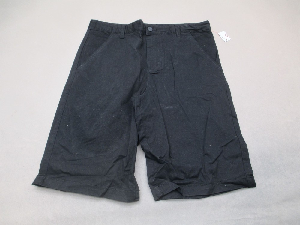 NWT Cat&Jack Size 16 Boys Black Cotton Blend Pockets School Uniforms Shorts 167