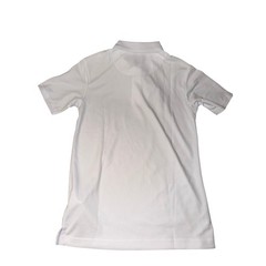 Nautica Boys School Uniform Short Sleeve Polo Shirt, White, Size L 14/16, NWT