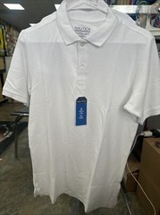 NWT Nautica School Uniform Performance White Polo, Big Boy’s XL 18/20 New