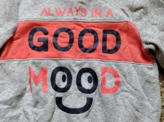 Old Navy Boys Size 4 Always In A Good Mood Sweatshirt