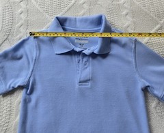 Light Blue School Uniform Polo Shirt