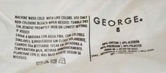 George Boys School Uniform Flat Front Straight Pants Adjusted Waist Gray Size 8