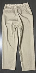 Authentic Galaxy School Uniform Pants Boys’ Beige Flat Front Size 10