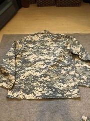 2 Rothco Kids ACU Camo Fatigue Buttoned Shirts Size Small And XL NWT