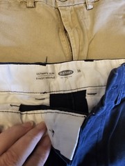 Lot Of 5 School Uniform Navy Khaki Shorts (Dockers, George, Old Navy, )
