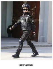 New Children’s Special Forces Combat Uniform, New Camouflage Training Suits