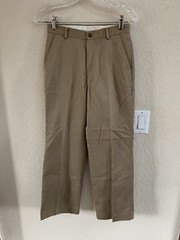 Class Club Flat Front Khaki Pants Size 12 NWOT