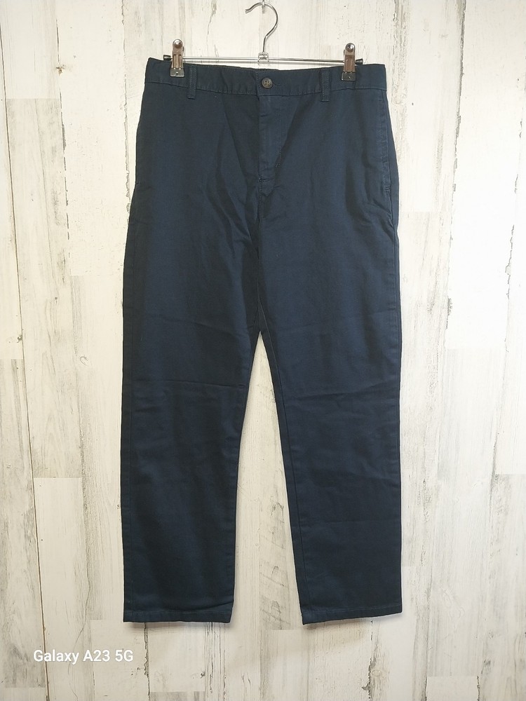 NEW The Children’s Place Boys Uniform Straight Chino Pants Navy Blue Size 12 H