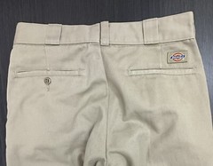 Dickies Boys Pants School Uniform Khaki Plain Front Size 29