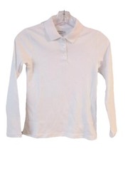 George t-shirt Uniform school Shirt Top unisex M 7/8 regular long sleeve