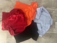 Lot of 4 Shirts Children’s Place Sz 5/6 Boys Red Blue Black Orange EUC