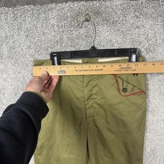 Vintage Boy Scouts Of America Shirt Pants Hat Set Boys 14 Green Uniform Twill