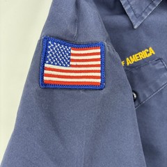 Boy Scouts of America Shirt Youth Medium Blue Uniform Short Sleeve BSA USA