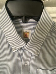 Boys uniform shirts set of 3 A+ striped Oxford size 20