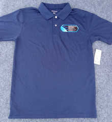 Boys shirt New George Navy XL 14 -16 extra large Short Slv Polo NEW TAGS J101