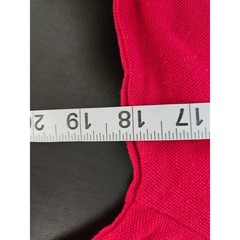 Kids Red Long Sleeve Polo Shirt Cotton Casual School Uniform Top Size L 10-12
