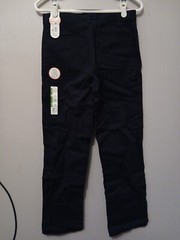 Wonder Nation Boys Stretch Jean Pants Black 16 Regular School Uniform Approved