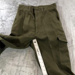 vtg Boy Scouts of America Pants Youth 26 Green Official Uniform Cargo Pockets