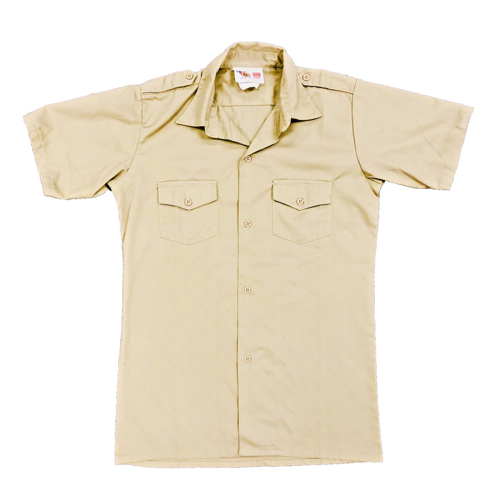 GPH ROYAL RANGER Khaki SHIRT Uniform Boys Sz 16 Short Sleeve NWT
