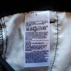Old Navy Unisex Youth Shorts Black Khaki School Uniform Pants Child Size 5 NWT