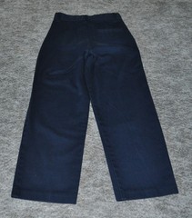 Boys Navy Blue School Uniform Pants Size 6-7/ 7s Lot Of 2 Adjustable Waist