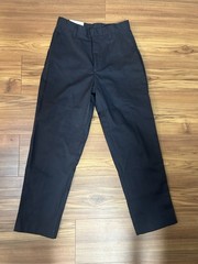 School Uniform Pants Size 16 Black Flat Front Straight Leg Youth