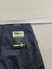 Universal Boys Youth School Uniform Pants Navy Blue Size 16 Cotton Blend 29 x 31