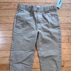 Cat & Jack Boy Straight Fit School Uniform Chino Pants Vintage Khaki Size 12 NWT