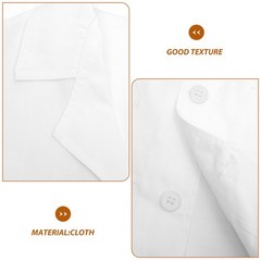 Scientist Costume Toddler Children White Lab Coat Coats for Kids