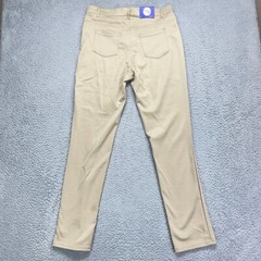 School Uniform Boys 11/12 Beige Khaki Pants Flat Front 34×31 NEW