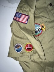 Vtg Cub Boy Scouts lot BSA Uniform Shirt Pants shorts belt patch clip Youth