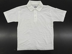 Boys Class Ahead White S.S. Uniform/Casual Polo Shirt Sizes Sml(6/7) – XL(18/20)