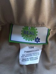 Real School Boys Husky Flat Front Pants School Uniform Approved Size 10H NWT