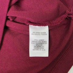 IZOD Polo Shirt Boys L 14/16 Burgundy Short Sleeve School Uniform Pique