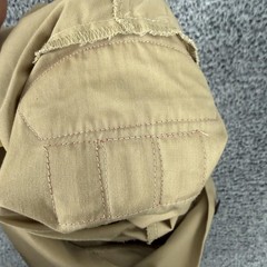Vintage Boy Scouts Of America Shirt Boys 16 Beige Uniform Long Sleeve Patches