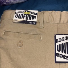 School Uniform Pants Boys 14 (2) Pack Adjustable Waist NEW Authentic Galaxy