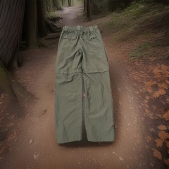 Boy Scouts Of America Pants Boys Youth M Green Uniform Switchbacks Cargo Zip Off