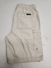 Kids Shorts US Polo Assn Size 10/12 Flat Front Cotton Light Beige