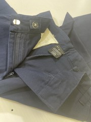 George Boys Cotton Blend Navy Blue Straight Fit School Uniform Dress Pants 16