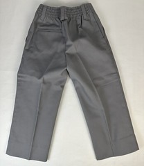 Boys Size 4 Gray School Uniform Pants Tom Sawyer Elastic Waist
