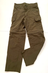 Boy Scouts Uniform Switchback Convertible Zip Pants Green Camp Boy’s 8