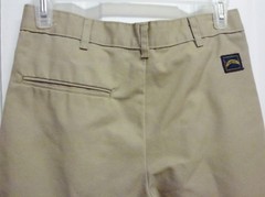 Sunshine School Uniform Boys Beige Pocket Pleated Khaki Short’s Size 28