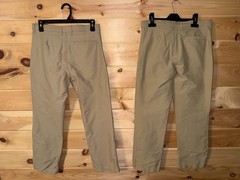 Old Navy Khaki School Uniform Straight Quick Dry Boy’s 2 Pair Sz 12 Plus