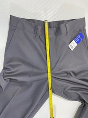 George Boys Cotton Blend Granite Gray Straight Fit School Uniform Pants 14